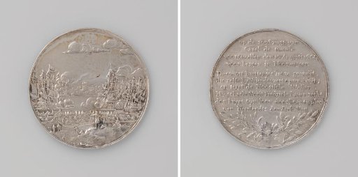 Victory over the English fleet in the harbor of Bergen in Norway