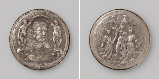 Medal concerning Frederick William, Elector of Brandenburg, architect of the Peace between the Netherlands and the Bishop of Münster