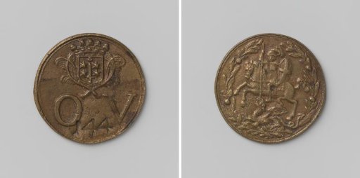 Haarlem Civic Guard, Civic Guard Medal of the Orange Banner with no. 144