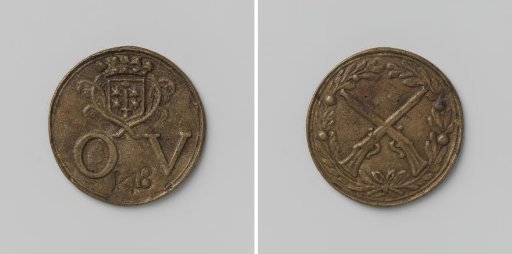 Haarlem Civic Guard, Civic Guard Medal of the Orange Banner with no. 148