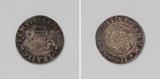Civic Guard of Utrecht, medal granting the guardsmen the right to a can of wine