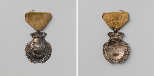 Honorable, long and actual service in the civic guard, badge awarded to non-commissioned officers and other members