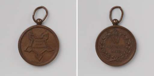 Citadel of Antwerp, badge awarded to the defenders