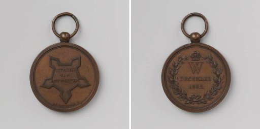 Citadel of Antwerp, a token of support issued to the defenders