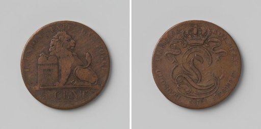 Five Cents of Leopold I, King of the Belgians
