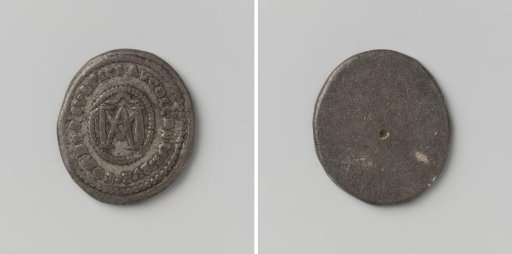 Medal with Maria monogram