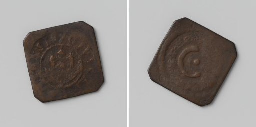 City of Kampen, token entitling the holder to bread or grain during distribution