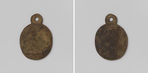Poor Relief Medal of the Vughterstraat Block in 's-Hertogenbosch, Medal No. 5