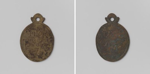 Poor relief medal of the block of the Markt and Tolbrugstraat in 's-Hertogenbosch, medal no. 3