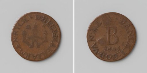 City of Antwerp, a token granting the right to bread during distribution