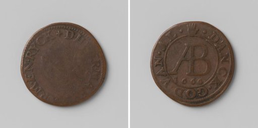 City of Antwerp, token entitling the holder to bread during distribution