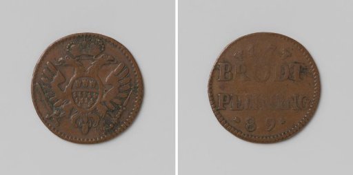 City of Cologne, token entitling the holder to bread during distribution