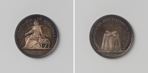 Reformed Diaconate of Amsterdam, Medal in the Form of an Alms Medal, Presented to Newly Appointed Deacons and Deaconesses