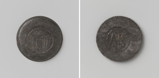City of Amsterdam, Token with Inscription AK