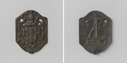 City of Gouda, token valid for a ton of peat and a monetary donation