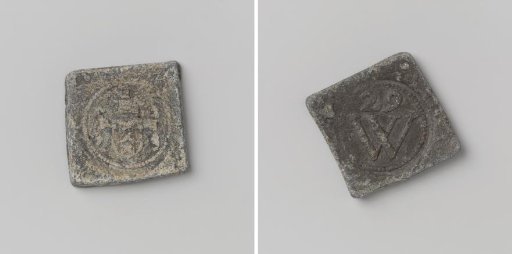City of Amsterdam, district 29, medal granting the right to rye bread at a price of eight and a half stuivers