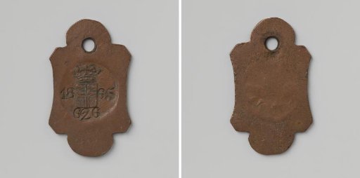 City of Rotterdam, lead plate no. 626