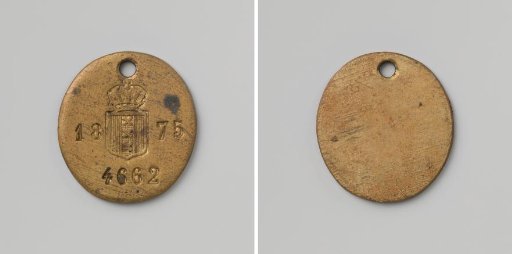 City of Amsterdam, lead plate no. 4662