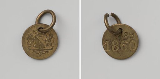 City of Utrecht, lead plate no. 489