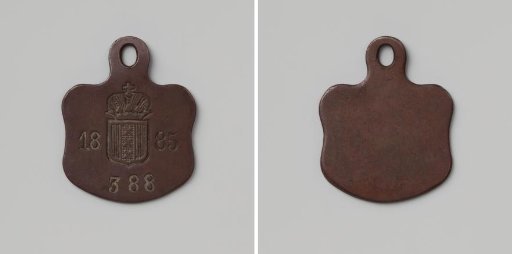City of Amsterdam, lead plate no. 388