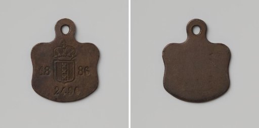 City of Amsterdam, lead plate no. 2490