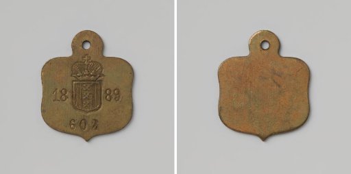 City of Amsterdam, lead plate no. 602