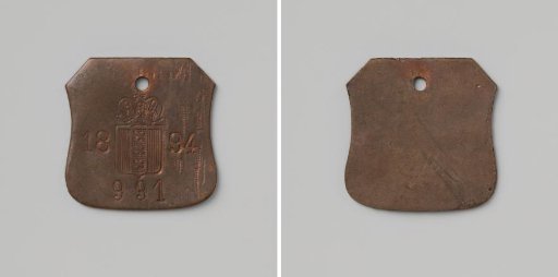City of Amsterdam, lead tag no. 991