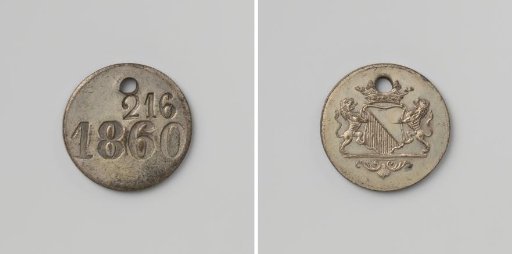 City of Utrecht, Lead Plate No. 216