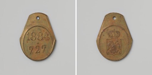 Lead plate no. 727
