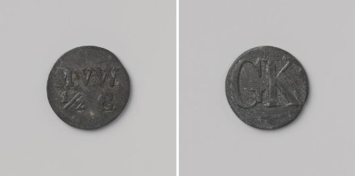House Token Worth Half a Cent, Struck by Order of the Society of Benevolence for the Benefit of the Ordinary Colonies