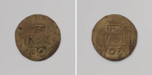 Second Establishment of the Veenhuizen Colony, House Token Struck by Order of the Society of Benevolence, Worth Thirty Cents
