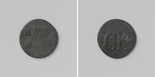 House token struck on behalf of the Society of Benevolence, valued at five cents, for the benefit of the Ordinary Colonies