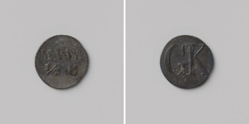 House token struck by order of the Maatschappij van Weldadigheid, worth ½ cent, for the benefit of the Ordinary Colonies