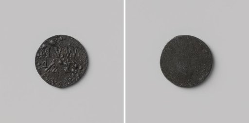 House token struck by order of the Maatschappij van Weldadigheid, value ½ cent, for the benefit of the Ordinary Colonies