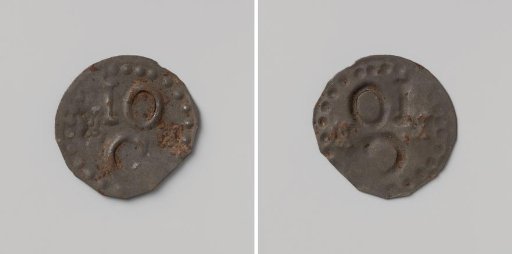 Ommerschans penal colony, house token struck by order of the Society of Benevolence, valued at ten cents