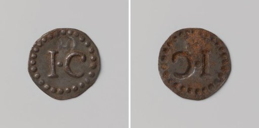 Ommerschans penal colony, house token struck by order of the Maatschappij van Weldadigheid worth 1 cent