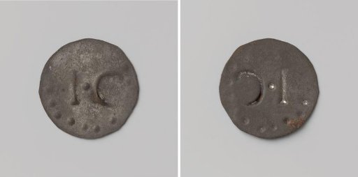 Ommerschans penal colony, house token struck by order of the Maatschappij van Weldadigheid worth 1 cent