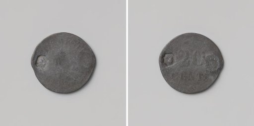 Correctional house of Saint Bernard in Hemiksem, house token worth twenty cents