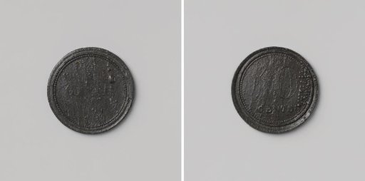 Penal Colony of Ghent, house token worth ten cents