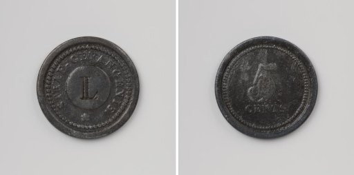 Military Prison at Leiden, House Token Worth Five Cents