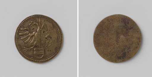 Medal with inscription AHS