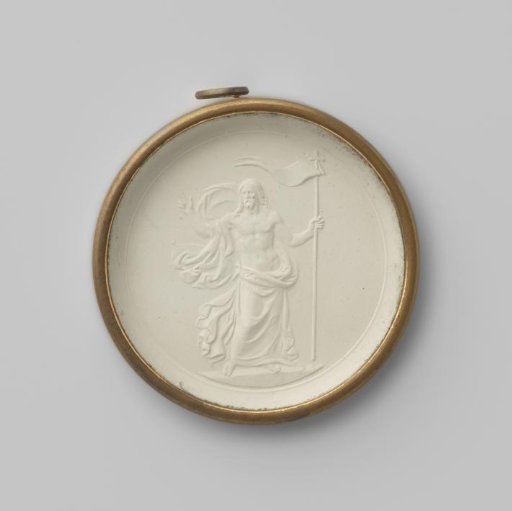 Medallion with the triumphant Jesus