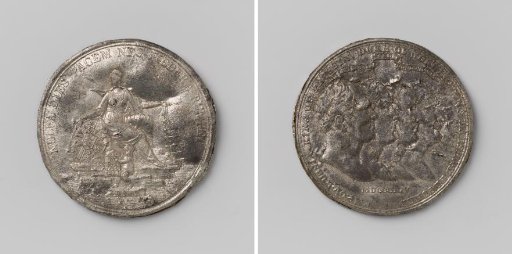 First Peace of Paris, Medal with Busts of Alexander, Tsar of Russia, Frederick William III, King of Prussia, and the Dukes of Wellington and Blücher