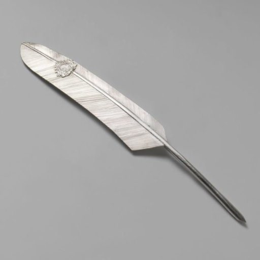 Silver prize pin with the coat of arms of the city of Haarlem
