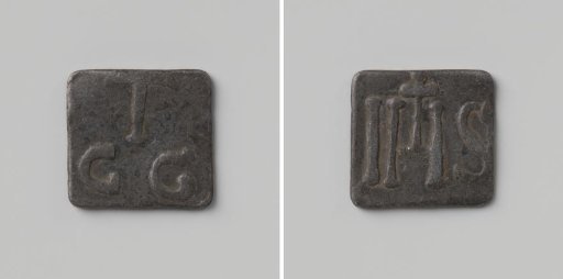Medal with Inscriptions TGG and IHS