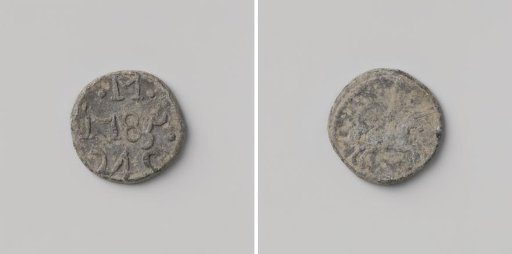 Lead medal for the Kille (Dordtse Kil) with M 1785 24 S