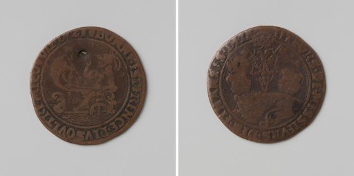 Victories of Charles V, Holy Roman Emperor, in the war against France, accounting medal of the Council of Finances