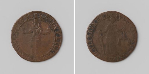 Fear in the Southern Netherlands regarding the unpredictability of Maurice, Count of Nassau, commemorative medal struck at the order of the city of Brussels
