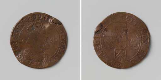 Philip IV, King of Spain, commemorative medal struck by order of the States of Lille