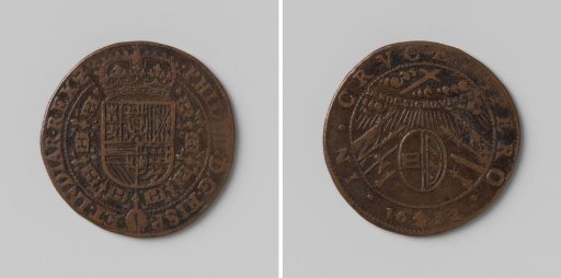 Trust in God, calculation medal in honor of Philip IV, King of Spain
